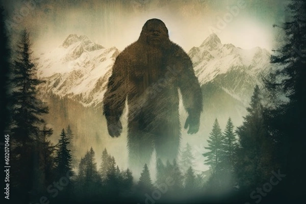 Obraz Yeti in the mountains