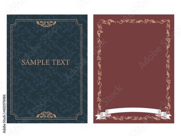 Fototapeta エレガントなフレームセット