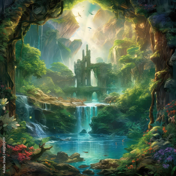 Obraz Paysage féerique