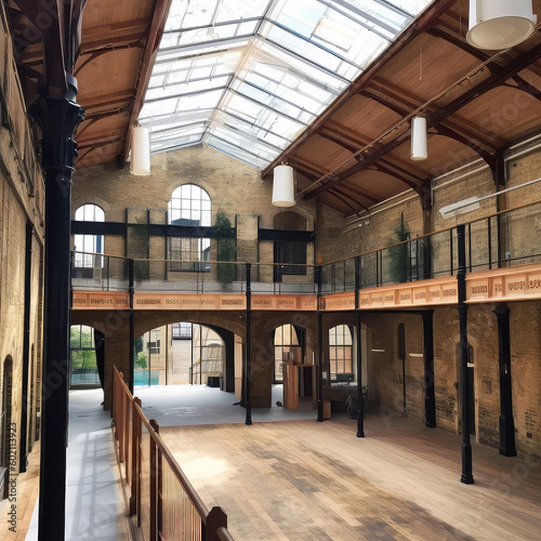 Obraz Architecture interieur entrepot