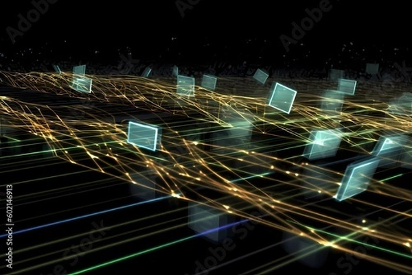 Fototapeta Recovery file cyberspace