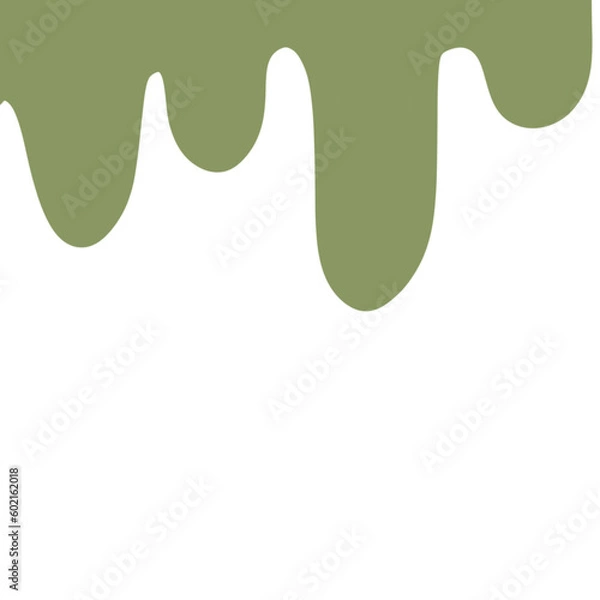 Obraz liquid green drip