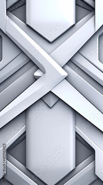 Obraz White futuristic background