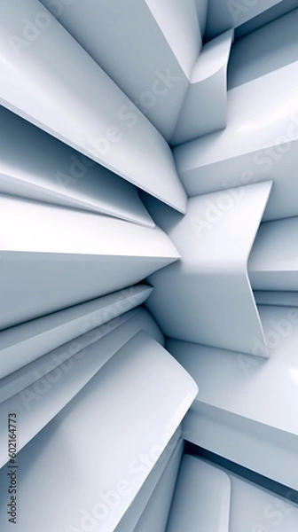 Obraz White futuristic background