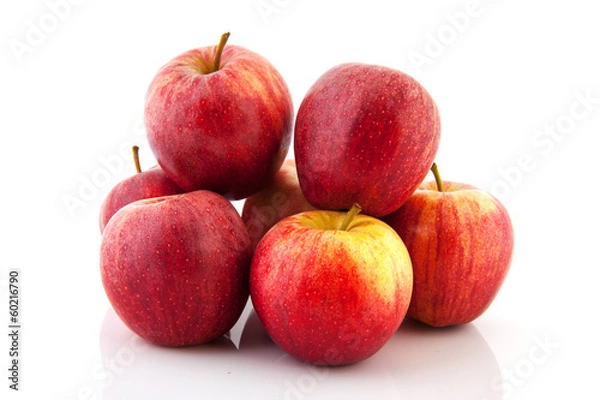 Obraz Świeże czerwone jabłka