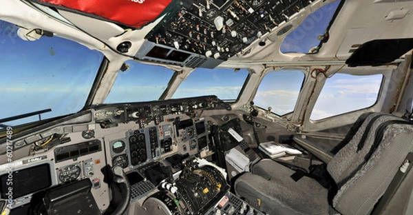 Obraz Fliying empty cockpit