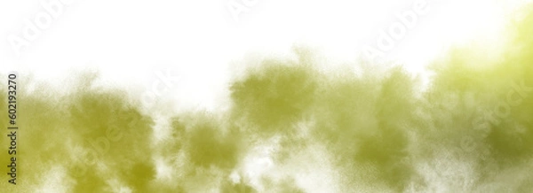 Fototapeta Colorful smoke steam isolated transparent background. Fog and mist effect for text or space