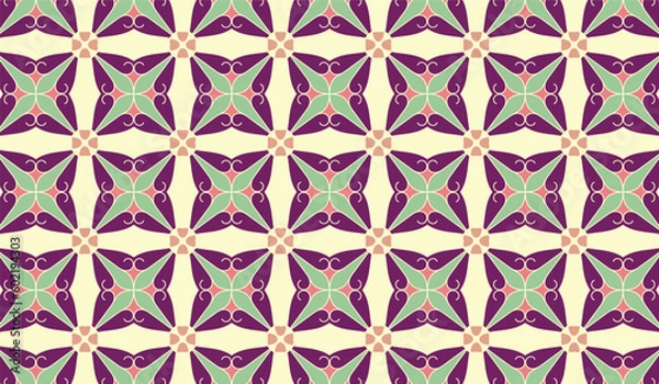 Obraz 
 KDP Geometric Coloring Pattern