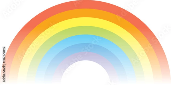 Fototapeta カラフルな虹のイラスト