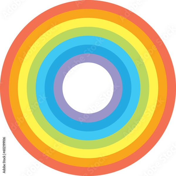 Fototapeta カラフルな虹のイラスト