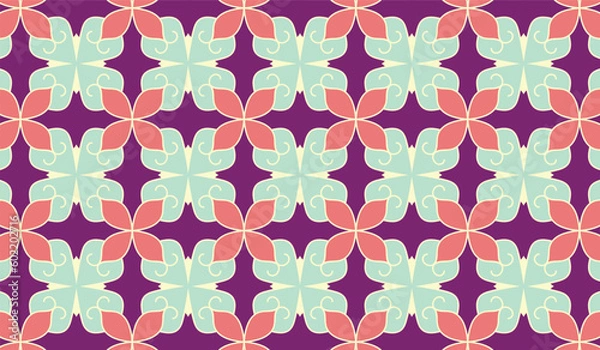 Obraz  Geometric seamless Pattern Background Page