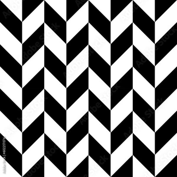 Obraz Modern geometric monochrome pattern for universal use.