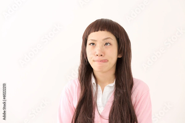 Obraz 変顔する女性