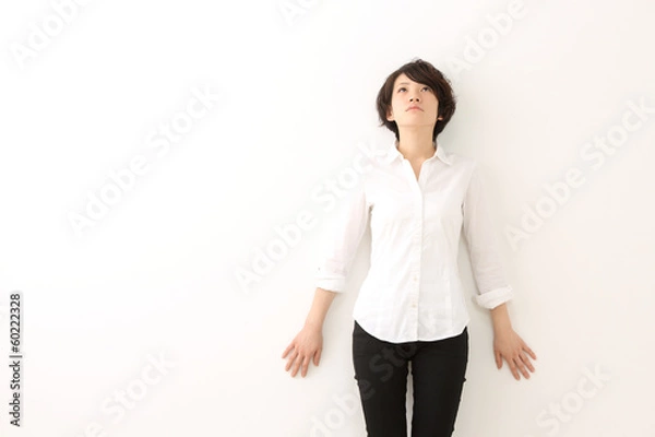 Obraz 思考中の女性