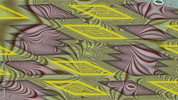 Fototapeta Multicolored fractal, 3d graphics for textures, palettes.