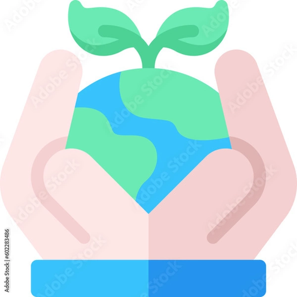 Fototapeta save the world icon