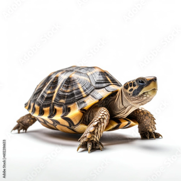 Fototapeta turtle isolated on white background
