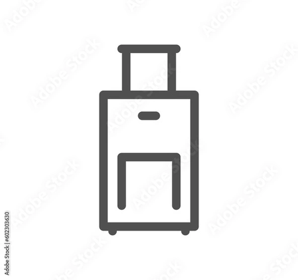 Fototapeta Airport related icon outline and linear symbol.	
