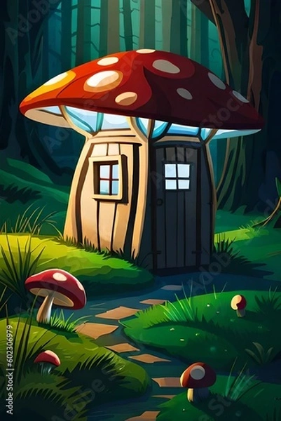 Obraz house in the forest