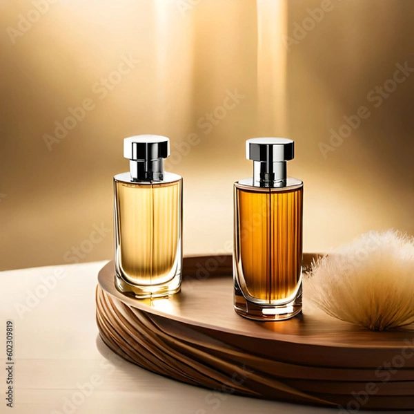 Obraz perfume bottle generated ai