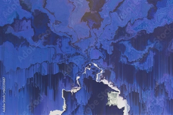 Obraz blue and white background