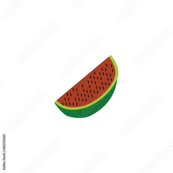 Fototapeta water melon icon design vector illustration