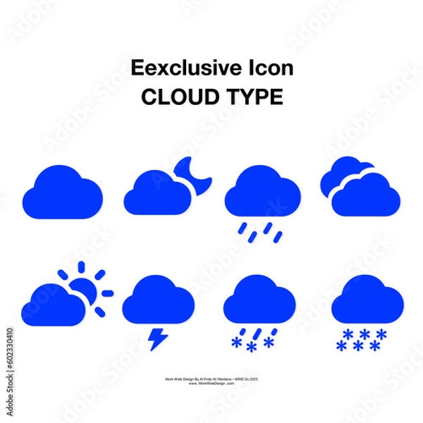 Fototapeta Revolutionary, efficient, and essential symbol of Cloud icon