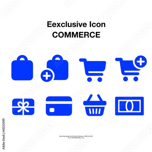 Fototapeta Revolutionary, efficient, and essential symbol of commerce icon