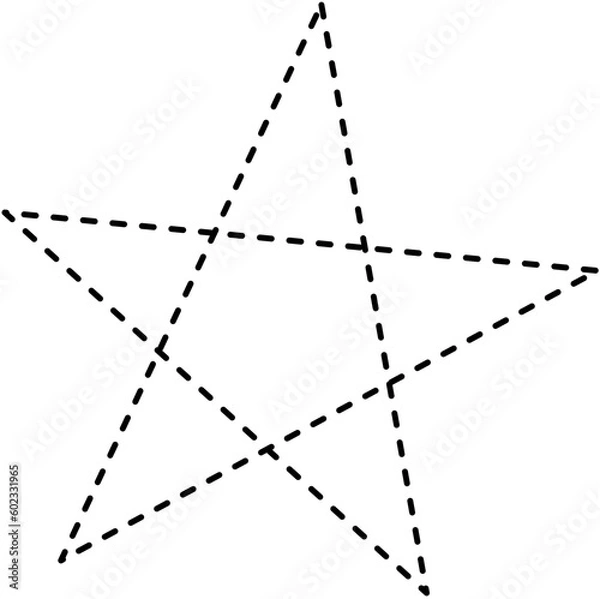 Fototapeta Tracing Star