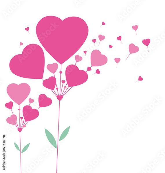 Fototapeta Hearts tree