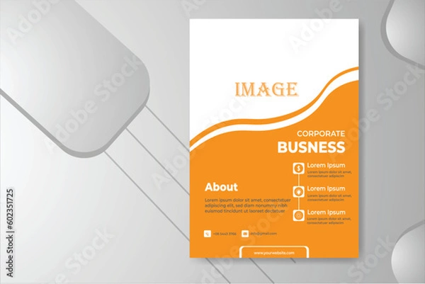 Obraz Business Flyer Template.