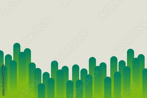 Obraz Abstract gradient green color splash geometric graphic. Vector illustration for background wallpaper poster and presentation