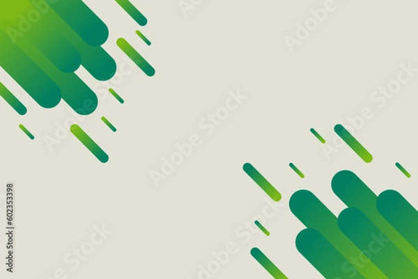Obraz Abstract gradient green color splash geometric graphic. Vector illustration for background wallpaper poster and presentation