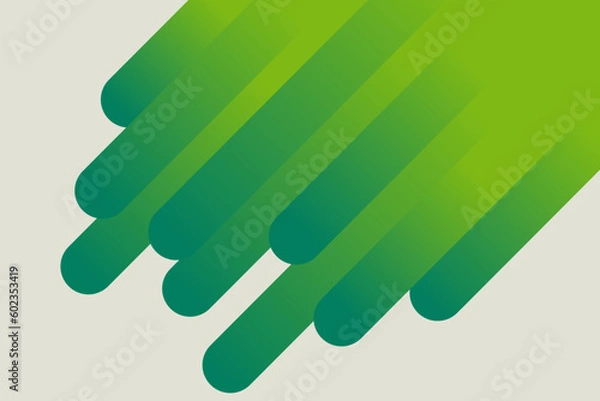 Obraz Abstract gradient green color splash geometric graphic. Vector illustration for background wallpaper poster and presentation