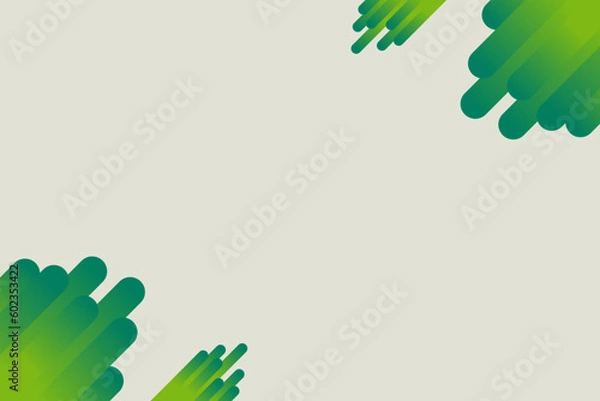 Obraz Abstract gradient green color splash geometric graphic. Vector illustration for background wallpaper poster and presentation