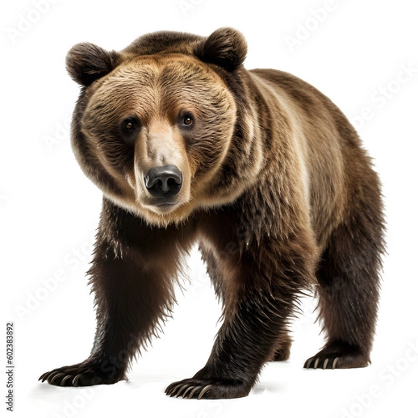 Obraz Bear isolated transparent background