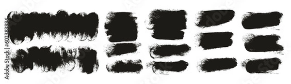 Fototapeta Round Sponge Thick Artist Brush Short Background High Detail Abstract Vector Background MEGA Set 