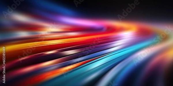 Fototapeta Colorful abstract background for wallpaper. Generative AI
