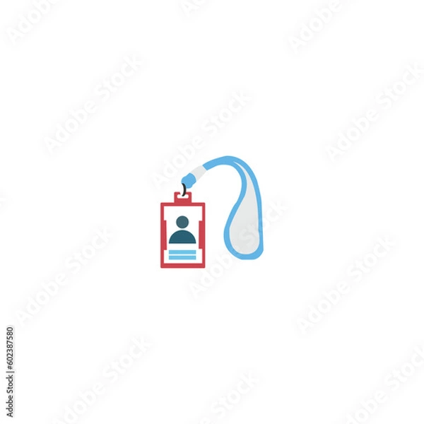 Fototapeta icon ID card holder stock photos and vector 