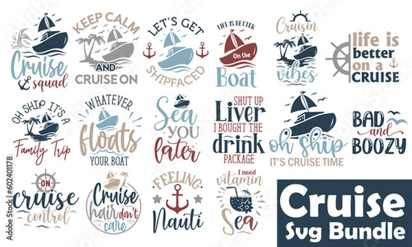 Obraz Cruise SVG Bundle.
