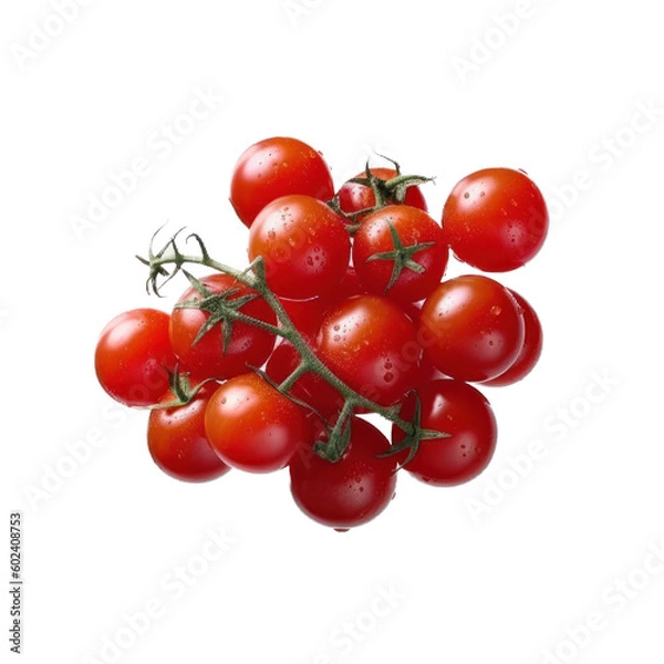 Obraz Red cherry tomatoes isolated