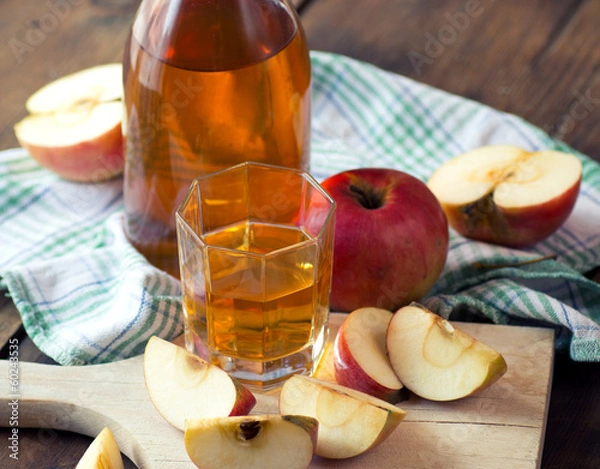 Obraz Apples and Apple Juice