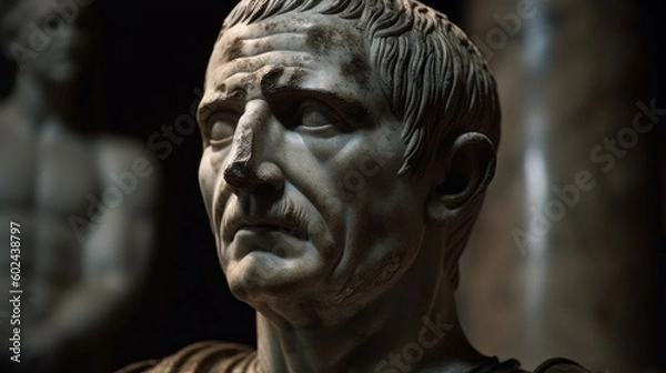 Fototapeta Ancient Rome Julius Caesar. AI generated