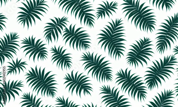 Obraz Acai leaf pattern Generative AI
