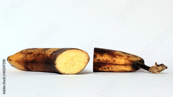 Obraz Alte Banane geschnitten