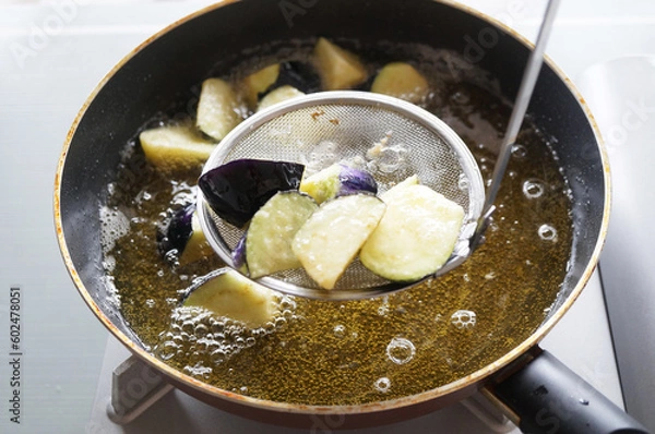 Fototapeta なすの素揚げ