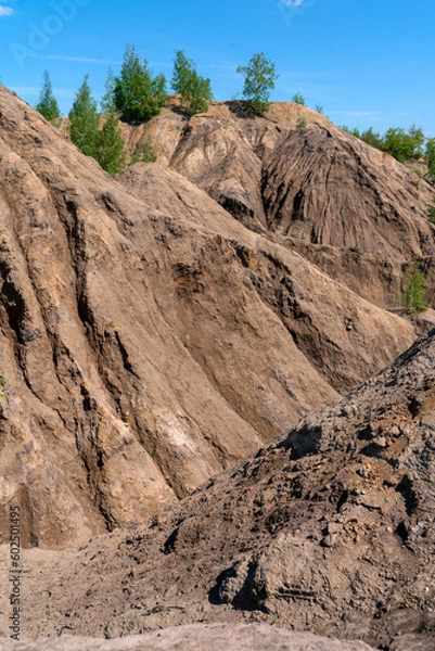 Obraz Кондуки, Романцевские горы. Ушаковские угольные карьеры.