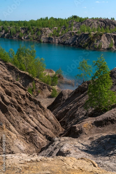 Obraz Кондуки, Романцевские горы. Ушаковские угольные карьеры.