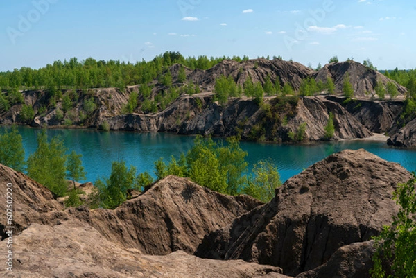 Obraz Кондуки, Романцевские горы. Ушаковские угольные карьеры.
