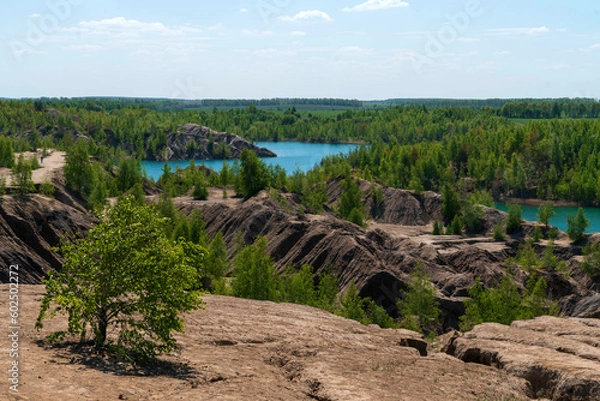 Obraz Кондуки, Романцевские горы. Ушаковские угольные карьеры.